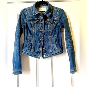 Pilcro washed blue denim jacket